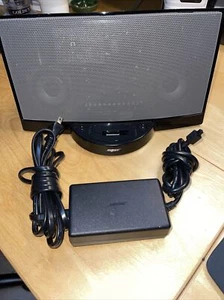 Bose SoundDock Portable Digital Music System Blk 30 Pin AC No Remote Parts Only - Picture 1 of 10
