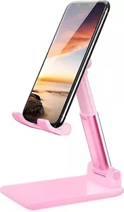 Universal Folding Adjustable Stand Desktop Cell Phone Holder Stand I pad iPhone - Picture 1 of 10