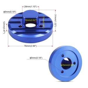 Elite Antenna Base Blue Fit for Jeep Wrangler 2007-2017 JK JKU JL JLU 17212.13 - Bild 1 von 7
