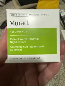 7 Pack MURAD RETINOL YOUTH RENEWAL NIGHT CREAM 7.5 ML/0.25 FL.OZ AUTHENTIC - Picture 1 of 7
