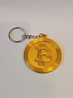 Bitcoin Large 3D Keyring Gold Keychain chain Gift BTC cryptocurrency Crypto