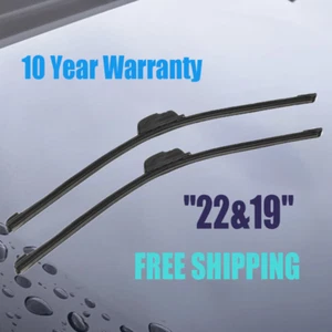 19"+22" New 2PACK Front Wiper Blades OEM Replacement For 2012-2018 Ford Focus - Picture 1 of 15