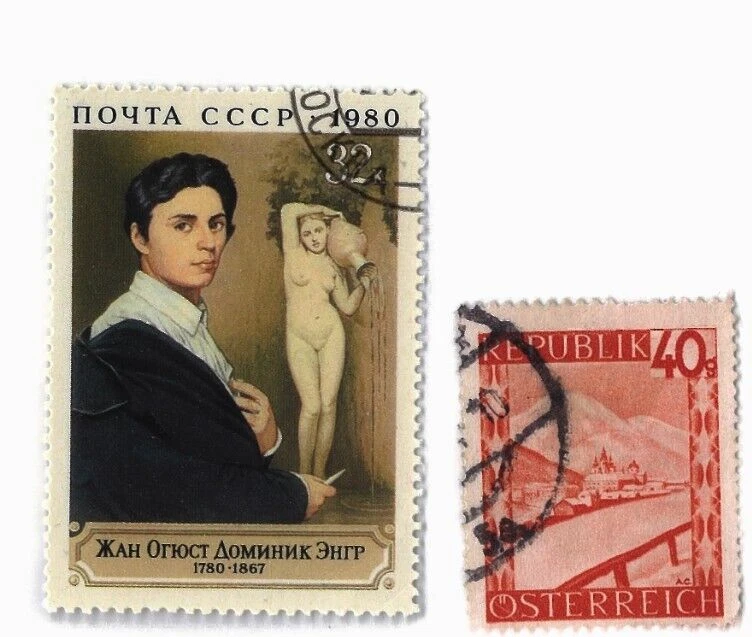 vintage antique collectible postage stamp lot - Image 1 of 4