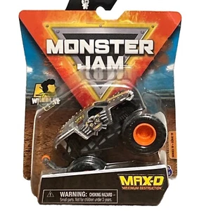 New 2021 Monster Jam Max D Series 19 Wheelie Bar Maximum Destruction Spin Master - Picture 1 of 6