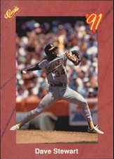 1991 (ATHLETICS) Classic II #T89 Dave Stewart