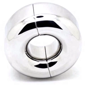 Heavy Donut Ball Stretcher, Surgical Steel 2-Piece Ball Stretcher Weight for Men - Picture 1 of 4