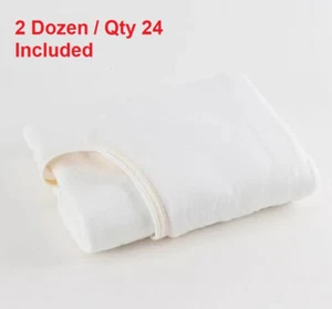 24 STANDARD TEXTILE CONTOUR BED SHEET PERVAL 36X84X14 07249400 REUSABLE SHEETS - Picture 1 of 5