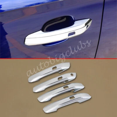 For Audi Q5 SQ5 2018-2020 Chrome Exterior Door Handle Cover Trims Accessories - Imagem 1 de 4