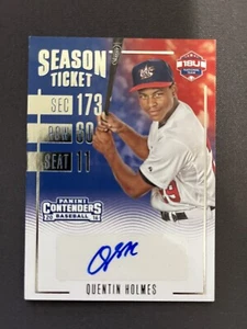 2016 Panini Contenders Season Ticket QUENTIN HOLMES Auto USA Guardians 18U-QH - Picture 1 of 2