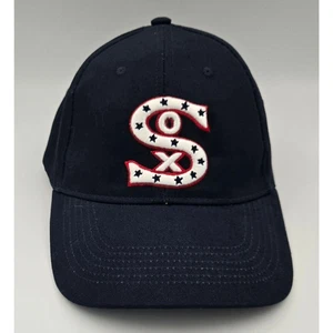 Sombrero ajustable MLB azul marino de los Chicago White Sox logotipo retro The Private Bank - Imagen 1 de 8
