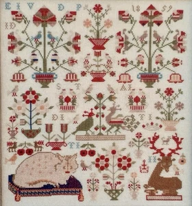 Barbara Ana Designs Feathered Whisperers Cross Stitch Pattern & Instructions - Picture 1 of 4