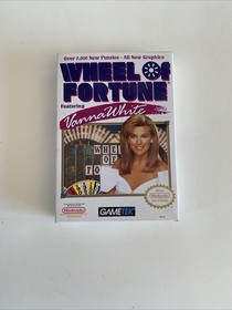 WHEEL OF FORTUNE Nintendo NES, featuring Vanna White, Complete with Styrofoam