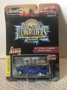 Revell LOWRIDERS ‘61 Chevy Impala “Purple Rose” Issue #1 1:64 Die Cast NIP - Picture 1 of 2