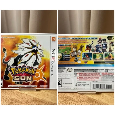 Pokémon Sun (Nintendo 3DS, 2016) CIB Authentic Tested Complete in Box - Image 1 of 4