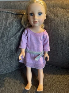 Muñeca Journey Girls cabello rubio ojos azules 18" Geoffrey - Imagen 1 de 5