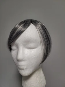 Insert Name Here INH Hair Hi Lite Clip-in  Extension Gray Hair Piece 7.5" Length - Picture 1 of 8