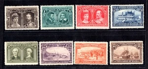 CANADA 1905 QUEBEC CENTENARY SCOTT #96-103 MINT HINGED FRESH COLORS - Picture 1 of 2