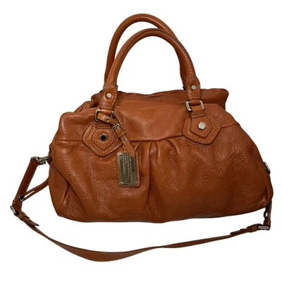 Marc by Marc Jacobs Classic Q Groovee Shoulder Bag Brown Pebble Leather - Image 1 of 4