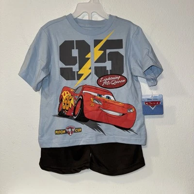 Disney Pixar Rayo McQueen Conjunto Niño Pequeño Nuevo 5 Foto 1 de 4