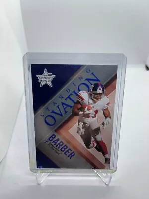 2007 Leaf Rookies & Stars Standing Ovation Blue /500 Tiki Barber #SO-1 SP Giants - Image 1 of 2