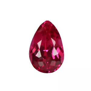 9 Carat Imitation Pear Shape Red Color Sri Lanka Ruby Gemstone for Pendant - Picture 1 of 7