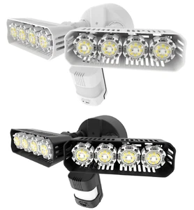 3600LM LED Motion Sensor Security Light 36W Floodlight Eave Mounted Yard SANSI - Picture 1 of 19