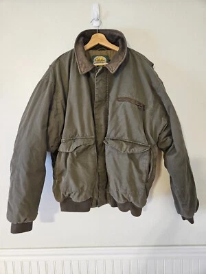 Abrigo Chaqueta Pesada Cabela's 2XL Alto Verde Marrón Foto 1 de 4