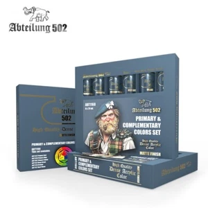 Abteilung 502 High Quality Modelling Dense Acrylic Color Set Range Matte Finish - Picture 1 of 15