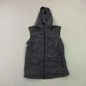 Nike Jacket Girls Small 4-6 Gray Sleeveless Lightweight Outdoors Hooded - Picture 1 of 10