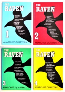THE RAVEN: Anarchist Quarterly VOL. 1 N° 1, 2 ,3, 4, revue Politique, magazine - Picture 1 of 1