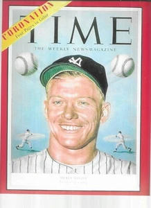 MICKEY MANTLE GROUP OF 5 PHOTOS-VERSION # 3 - Bild 1 von 5