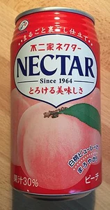 Fujiya, néctar de melocotón, vendedor largo, bebida japonesa, 350 g - Imagen 1 de 1
