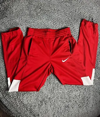 Nike Dri-FIT  Women’s Red Track Jogger Pants Size XS Basketball Sportswear • 24.98€