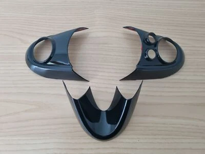 Glänzend schwarz Lenkradschalter Steuerverkleidungen MINI F54 F55 F56 F57 F60 Cooper - Bild 1 von 4