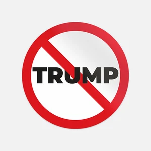 Calcomanía pegatina de vinilo sin emblema de juicio político de Donald Trump - Imagen 1 de 1