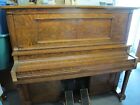 ANTIQUE PLAYER PIANO UPRIGHT GRINNELL BROTHERS 1923 WORKS