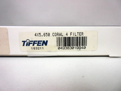 New Tiffen 4 x 5.65" - 4 Density Solid Warm Color Coloration Glass Filter - Image 1 of 4