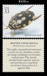 USA3 #3351o postfrisch Insekten und Spinnen gefleckter Wasserkäfer - Bild 1 von 1