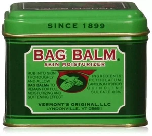 Bag Balm Skin Moisturizer with Lanolin for Chapped Lips, 4Oz Tin - Picture 1 of 6