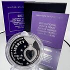 2022-W National Purple Heart Hall of Honor PROOF SILVER Dollar Comm. OGP & COA