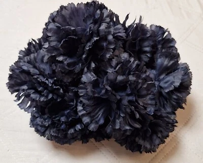 14 x гвоздики шелковые цветы искусственные, свадебный букет, поддельные искусственные - Изображение 1 из 3