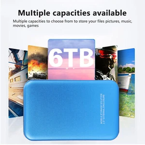 6/8/10/12TB Hard Drive High-Speed USB 3.0 Interface Compact Design Portable HDD - Picture 1 of 26