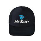 Mr Beast Lightnings Cat Men Women Mesh Baseball Cap Summer Adjustable Sun Hats
