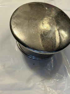 Vintage Nickel Plated 1928 Chrysler Imperial Grease Cap HUGE YOM - Picture 1 of 14