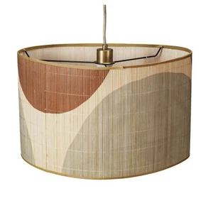Bloomingville 100 Watt Circles of Harmony Bamboo Pendant Lamp, Multicolor - Picture 1 of 4
