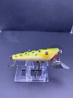 VINTAGE FISHING LURE! SPUTTERBUG IN FROG! 3” OF FISHING FURY! A MUST HAVE!