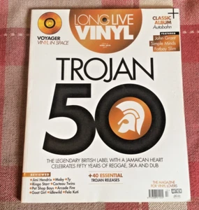 Long Live Vinyl Magazine Issue 13 Trojan 50 Kraftwerk Simple Minds Hendrix - Picture 1 of 10