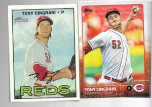 Tony Cingrani 20 card lot 2 diff 10 ea. . Reds combine shipping - Imagen 1 de 1