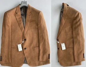 Armani Collezioni G Line Lino Special Canvas Suit Jacket Blazer Jacket Coat 54 - Picture 1 of 12
