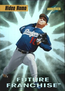 1996 Score Future Franchise Los Angeles Dodgers Baseball Card #13 Hideo Nomo